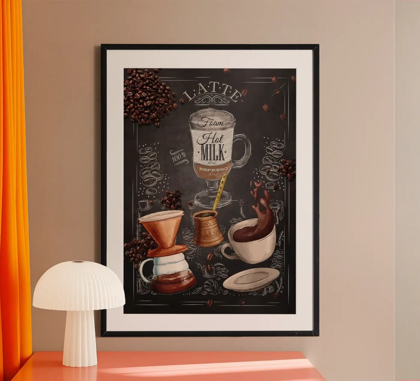 coffee espresso poster by Kevin Walters
