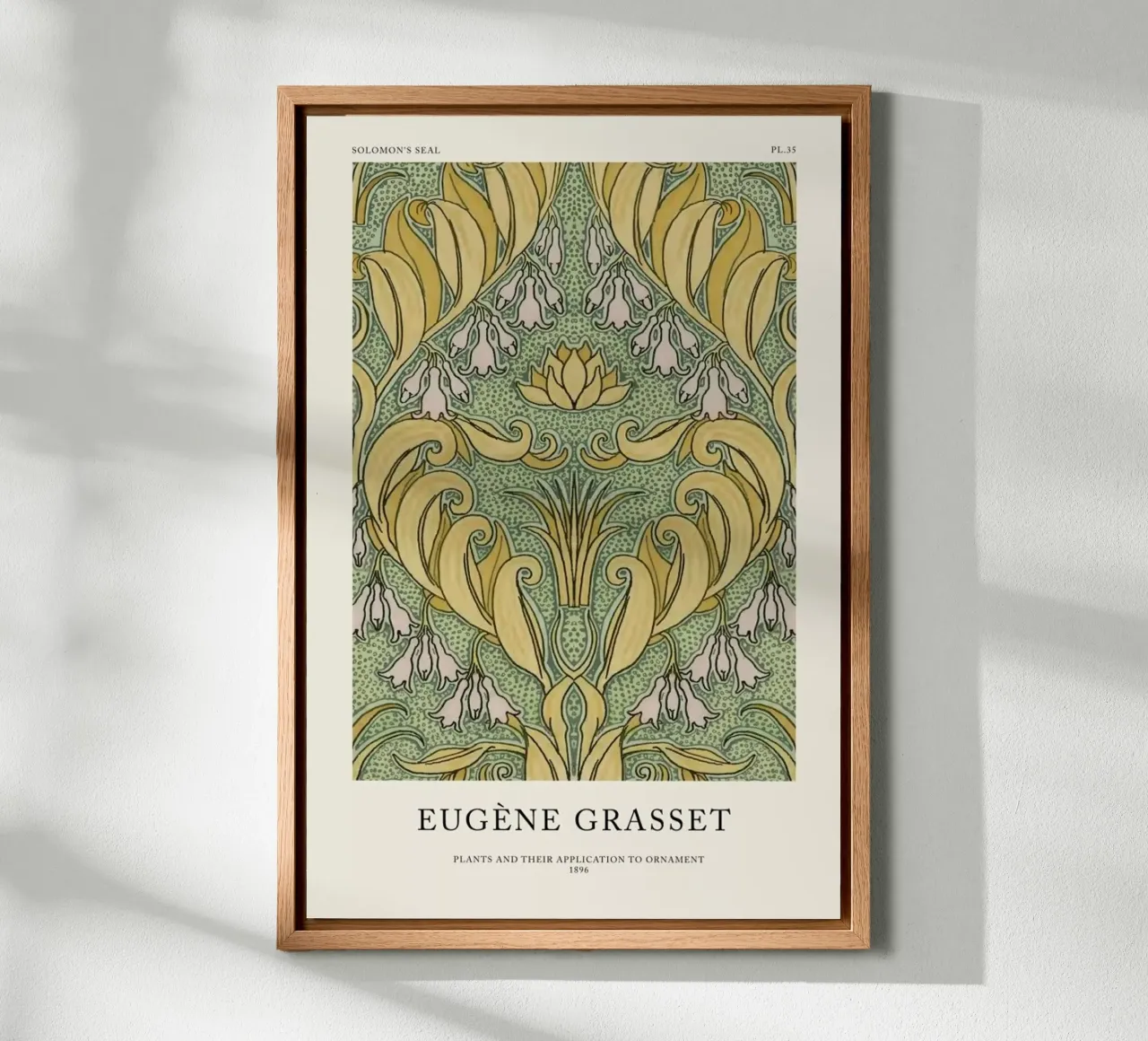 Grasset - Solomon's Seal II 35 tela con Cornice a cassetta da Vintage by JUNIQE