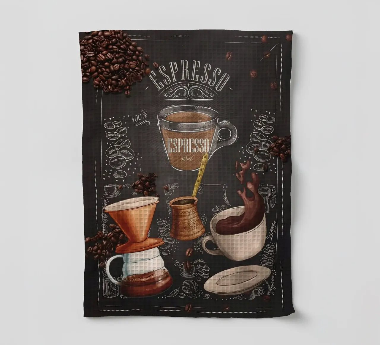tazza da caffè espresso canovaccio da cucina da Kevin Walters