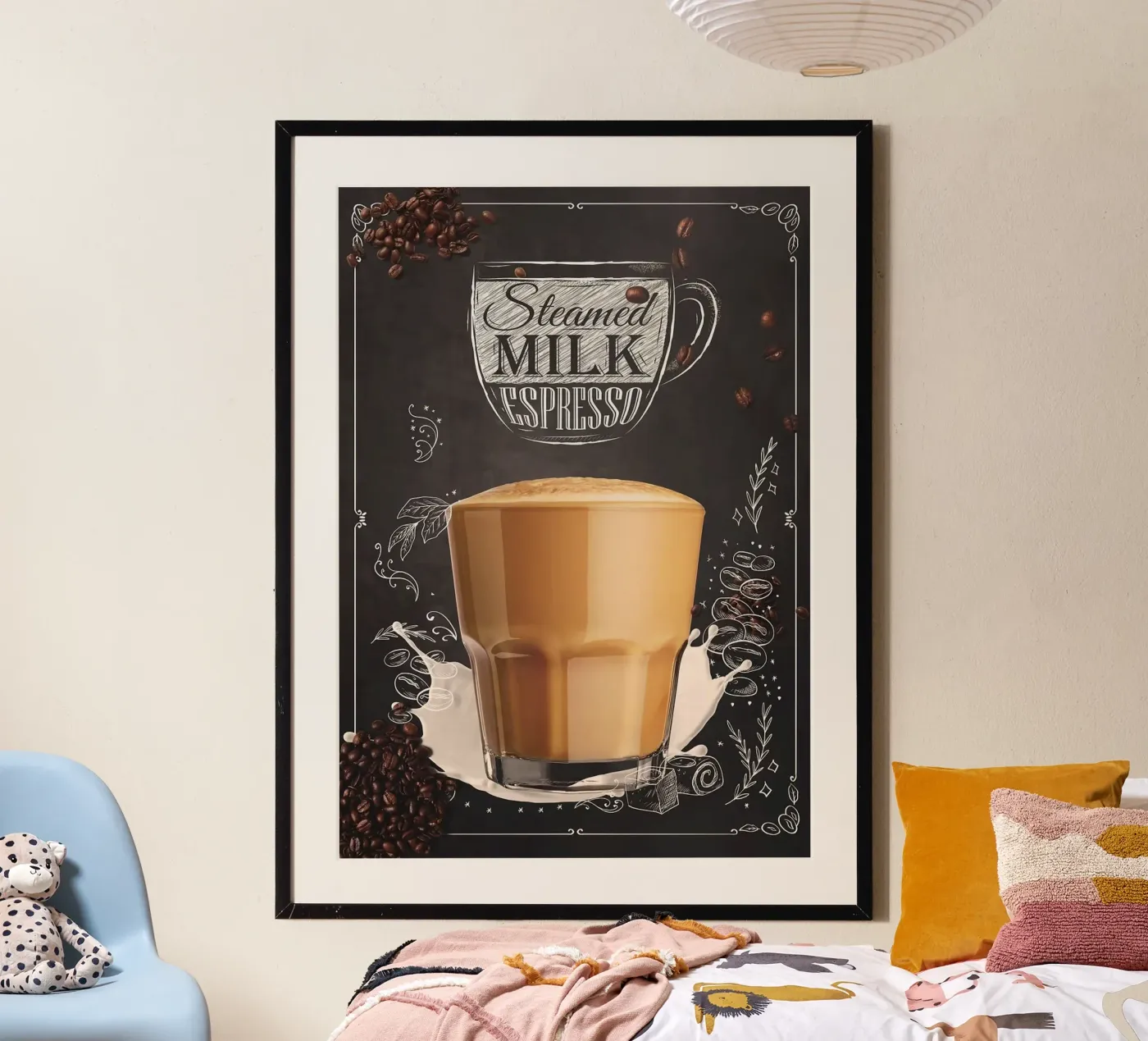 Milchkaffee Poster von Kevin Walters