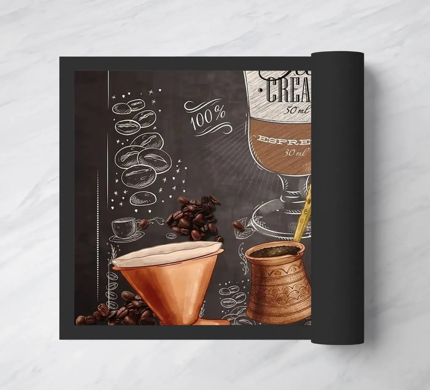 coffee ice cream Fußmatte von Kevin Walters