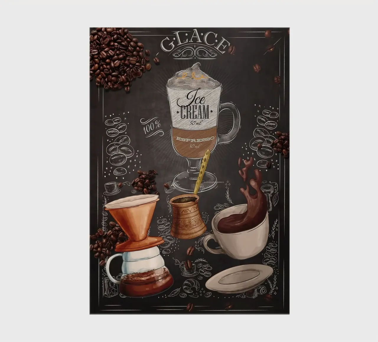 coffee ice cream notebook by Kevin Walters