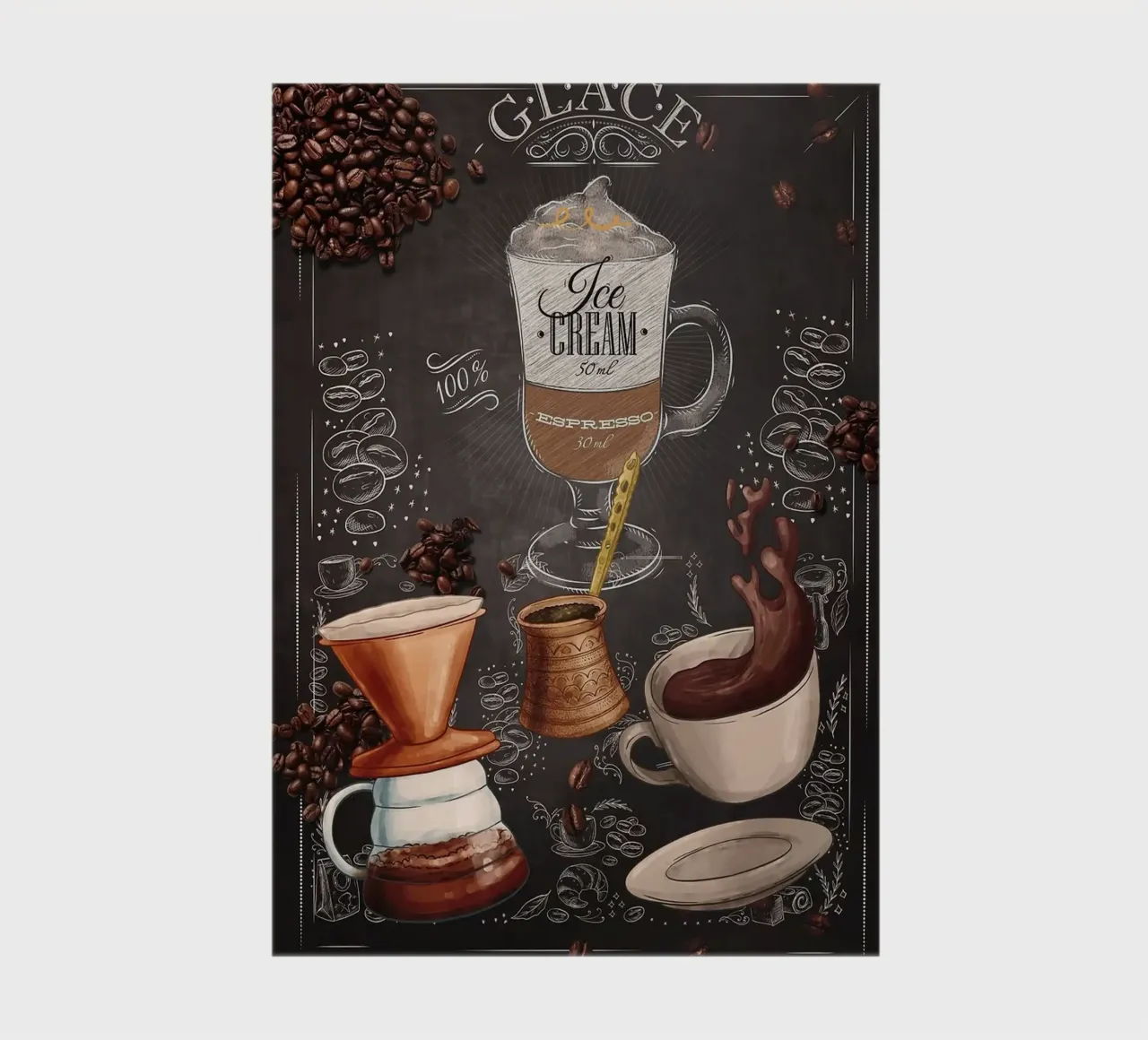 coffee ice cream notebook by Kevin Walters