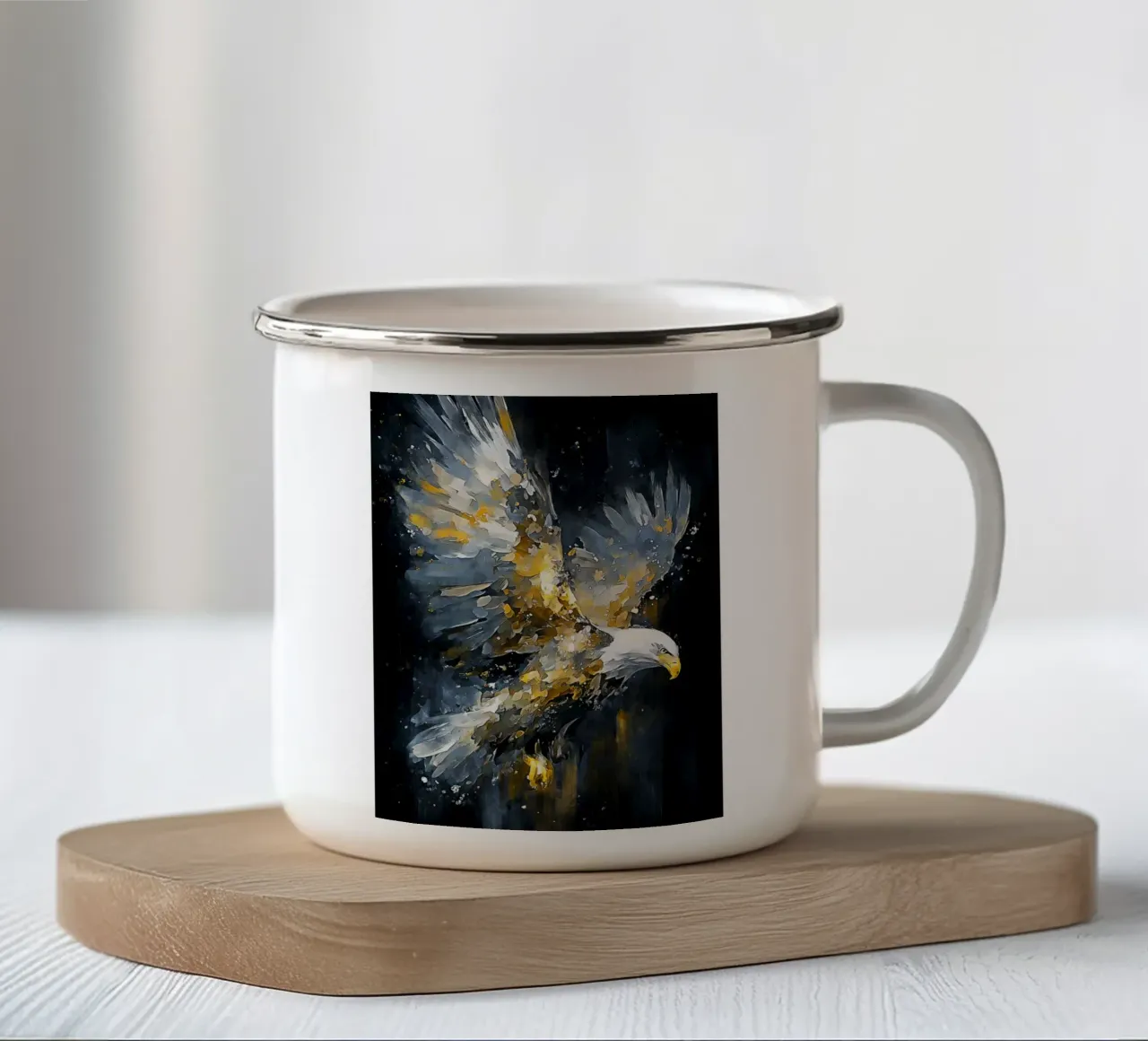 Eagle Modern 2 tazza in smalto da Mateo
