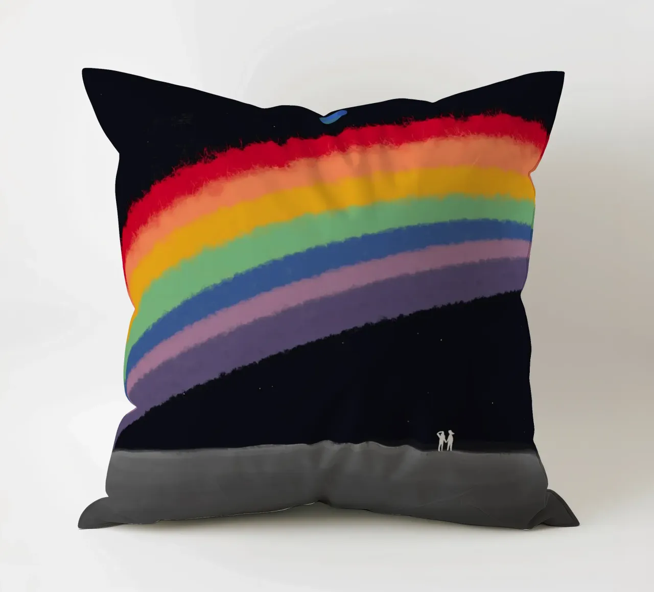 L'arcobaleno sulla galassia cuscino da Little Dean