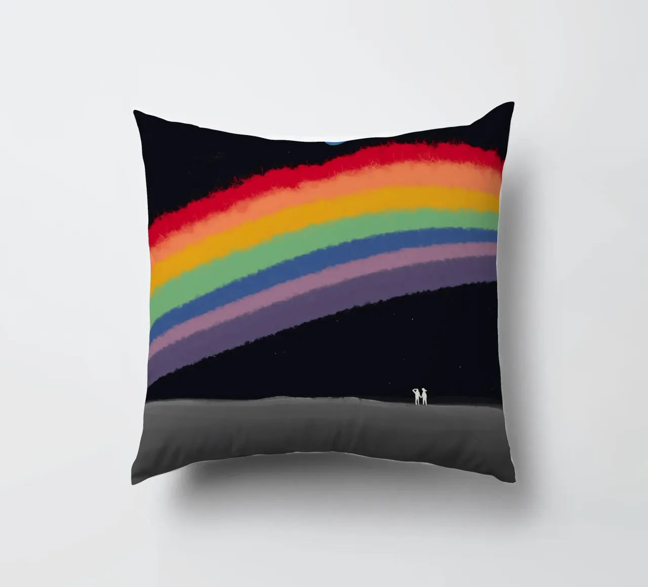 L'arcobaleno sulla galassia cuscino da Little Dean