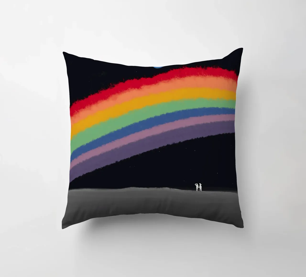 L'arcobaleno sulla galassia cuscino da Little Dean