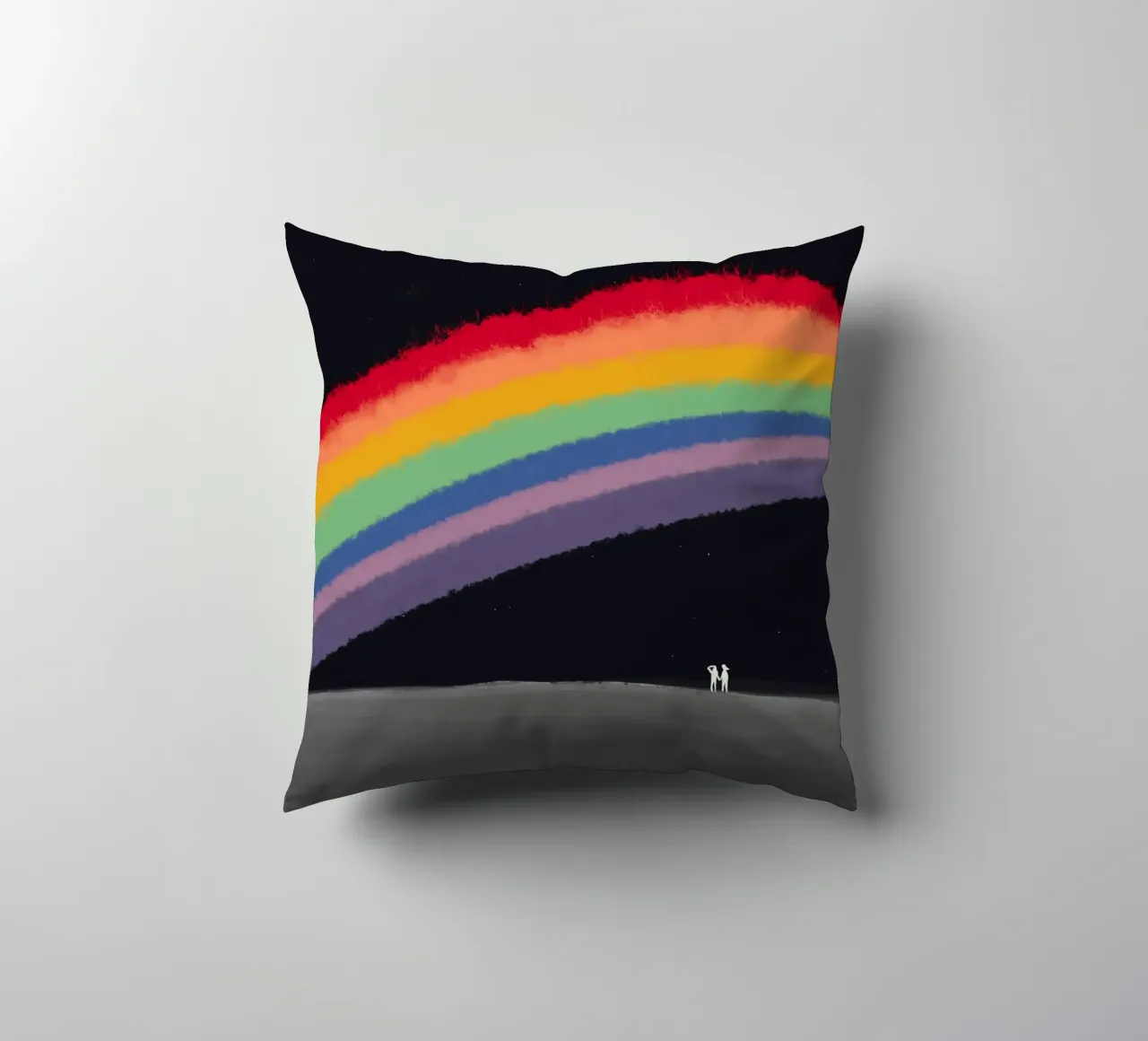 L'arcobaleno sulla galassia cuscino da Little Dean