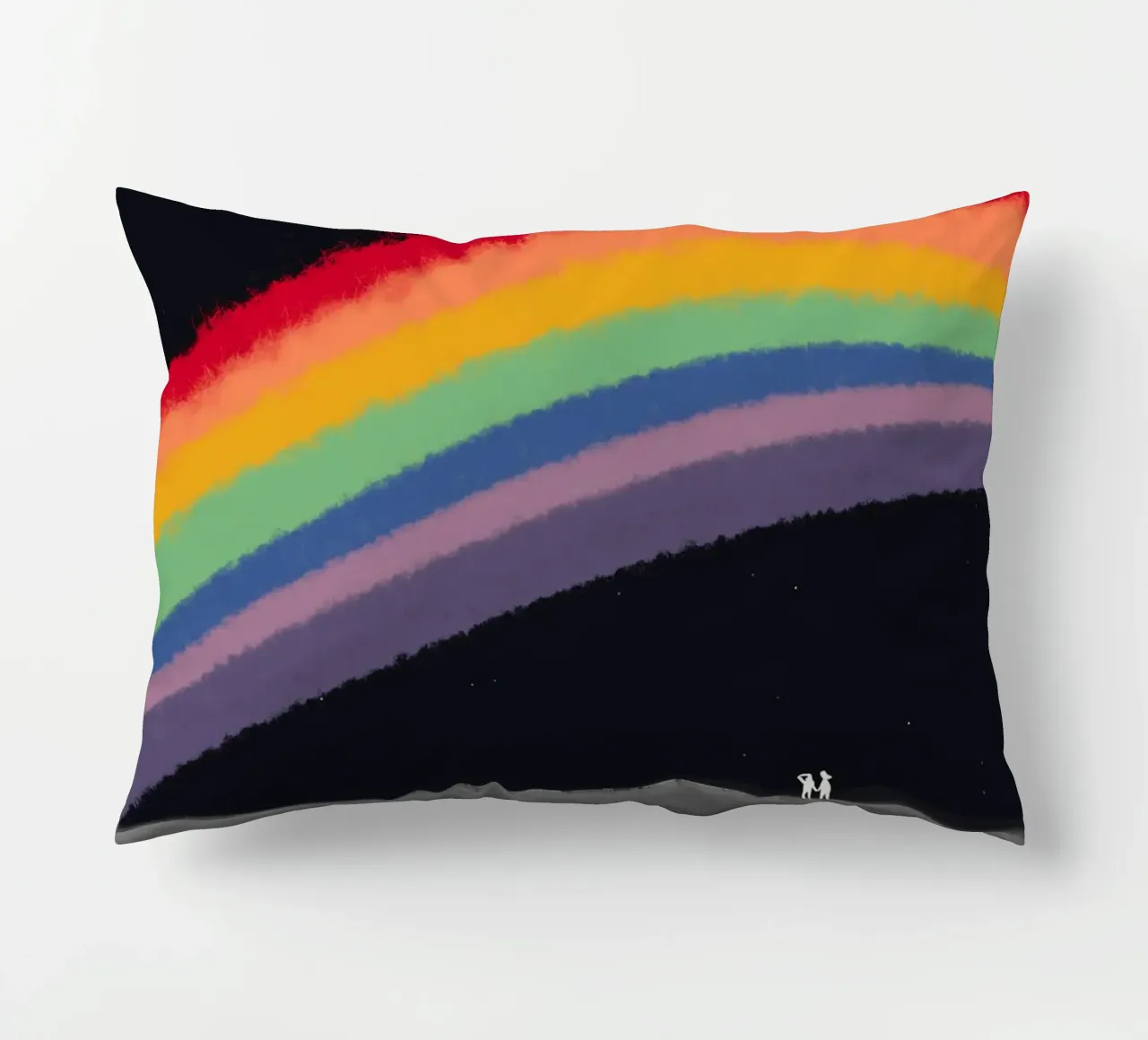L'arcobaleno sulla galassia cuscino da Little Dean