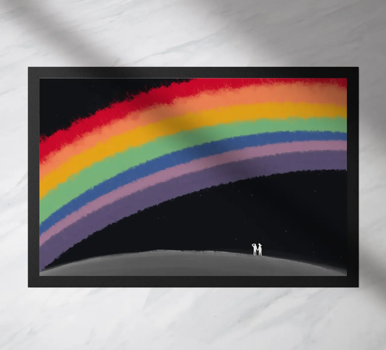 L'arcobaleno sulla galassia zerbino da Little Dean