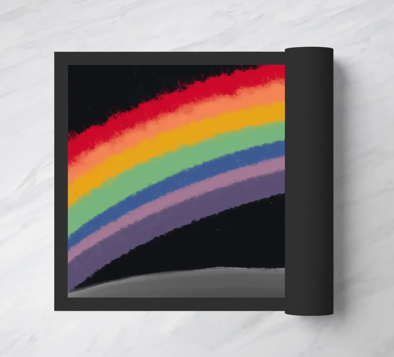 L'arcobaleno sulla galassia zerbino da Little Dean