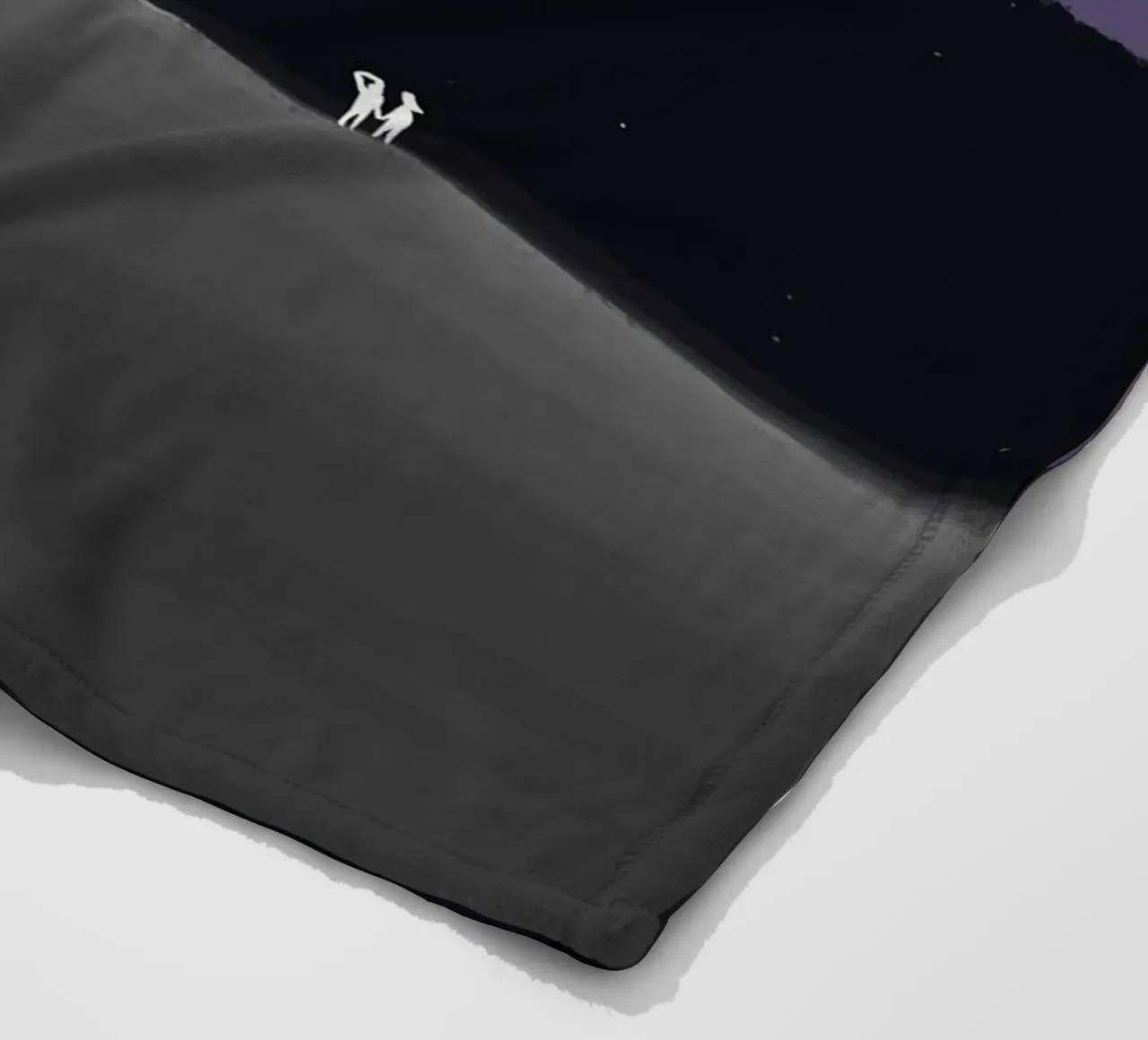 L'arcobaleno sulla galassia coperta in pile da Little Dean