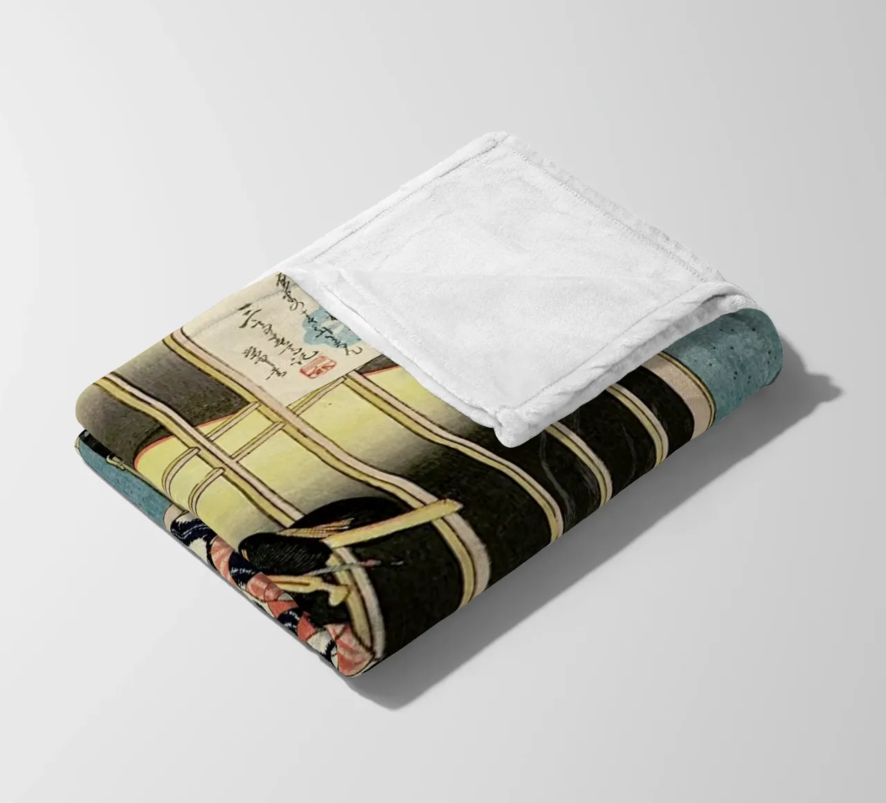 Kunisada - The Courtesan Hinazuru coperta in pile da ARTOTHEK