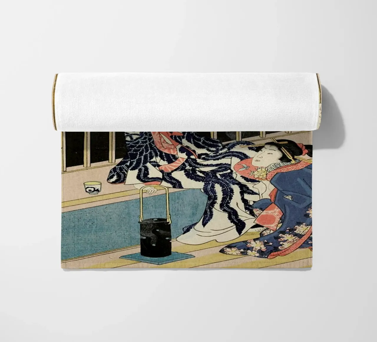 Kunisada - The Courtesan Hinazuru telo mare da ARTOTHEK