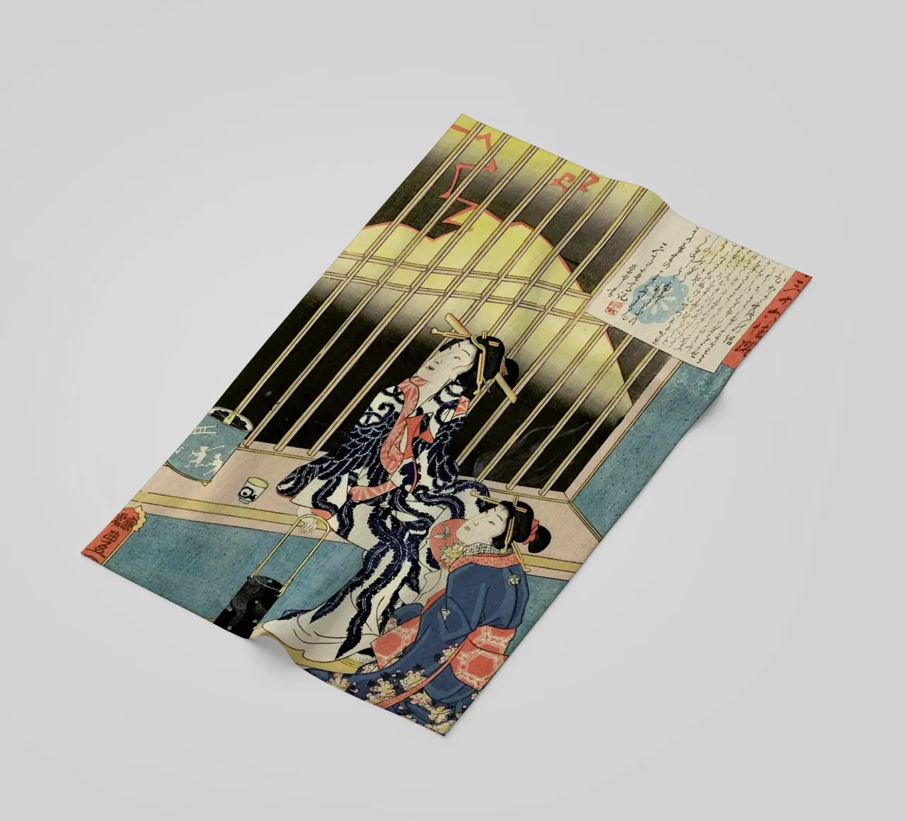 Kunisada - The Courtesan Hinazuru telo mare da ARTOTHEK