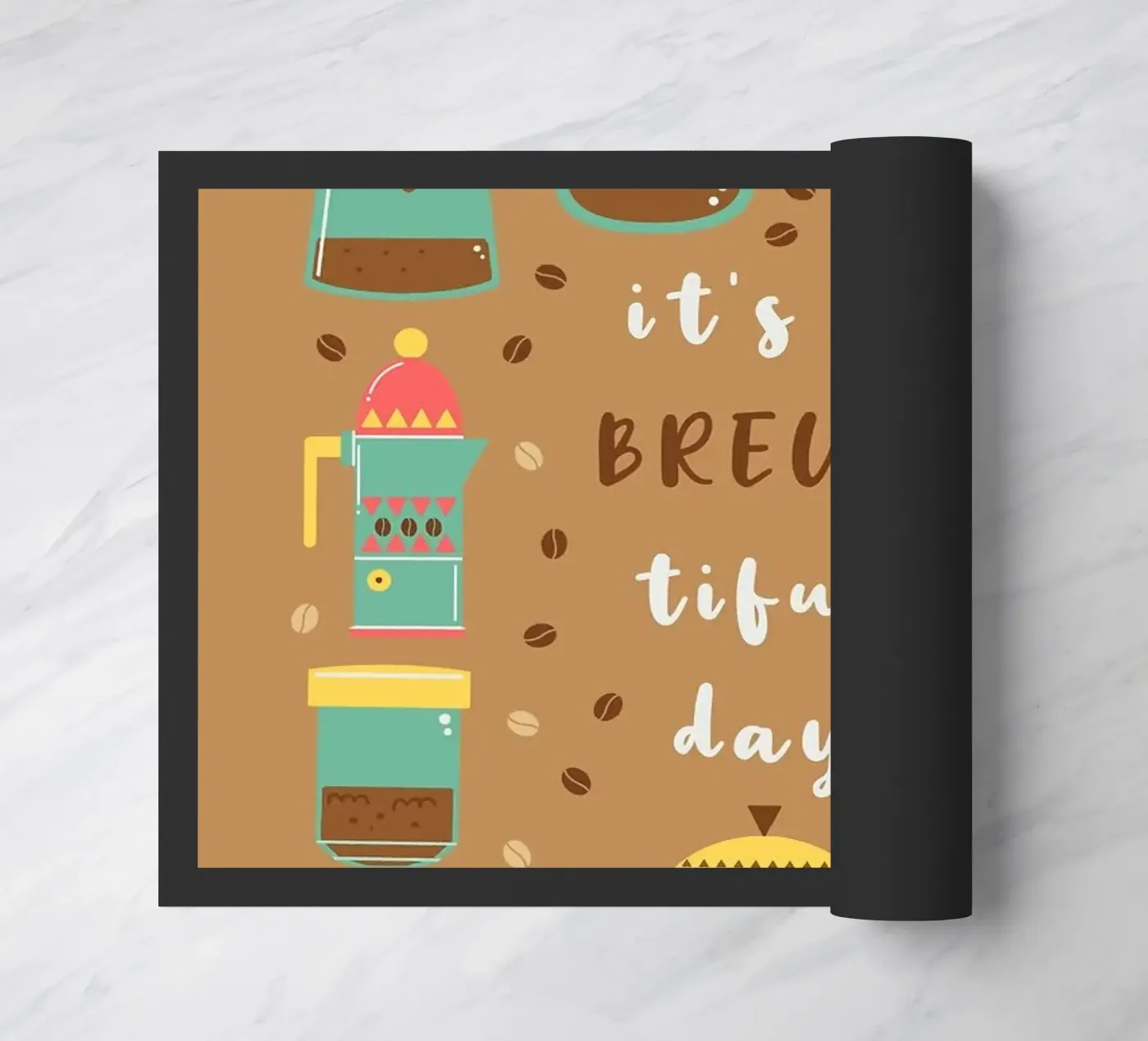 coffee makers doormat by Kevin Walters