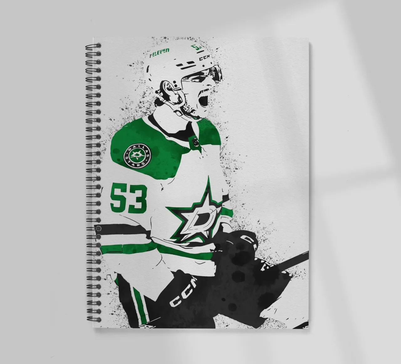 Wyatt Johnson carnet à spirale de tenten