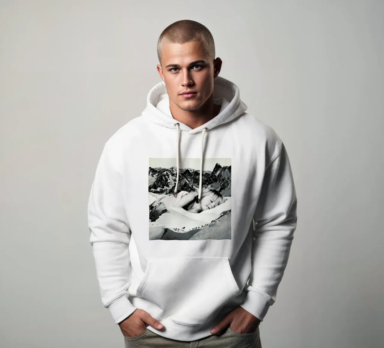 Silent rescue felpa con cappuccio da Sammy Slabbinck