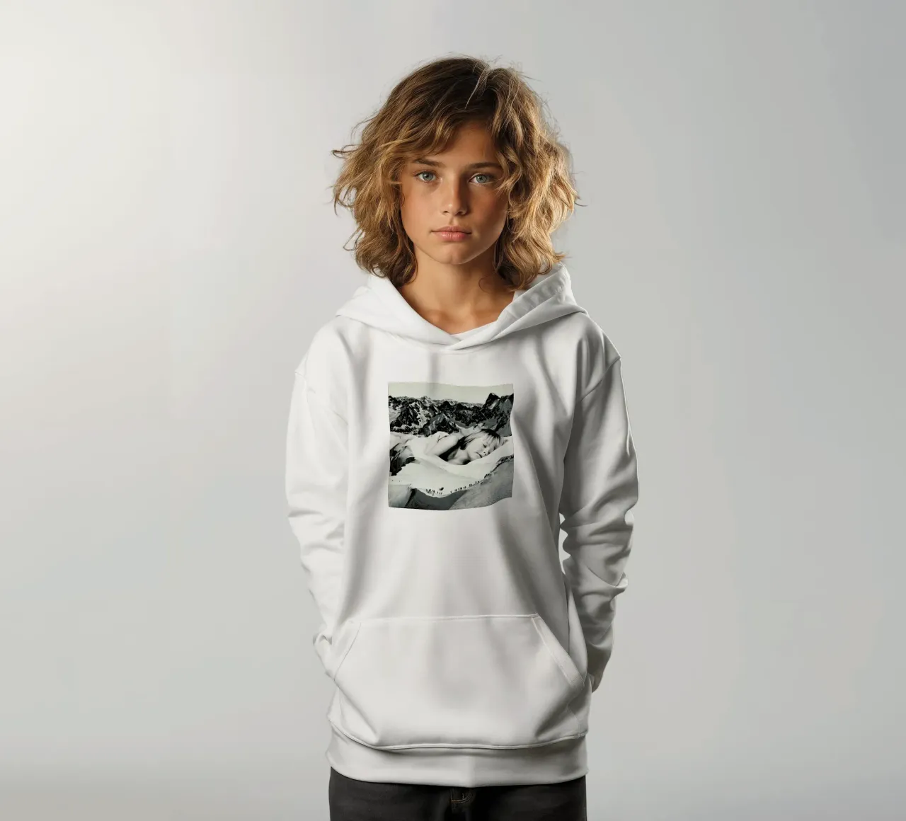 Silent rescue felpa bambino con cappuccio da Sammy Slabbinck
