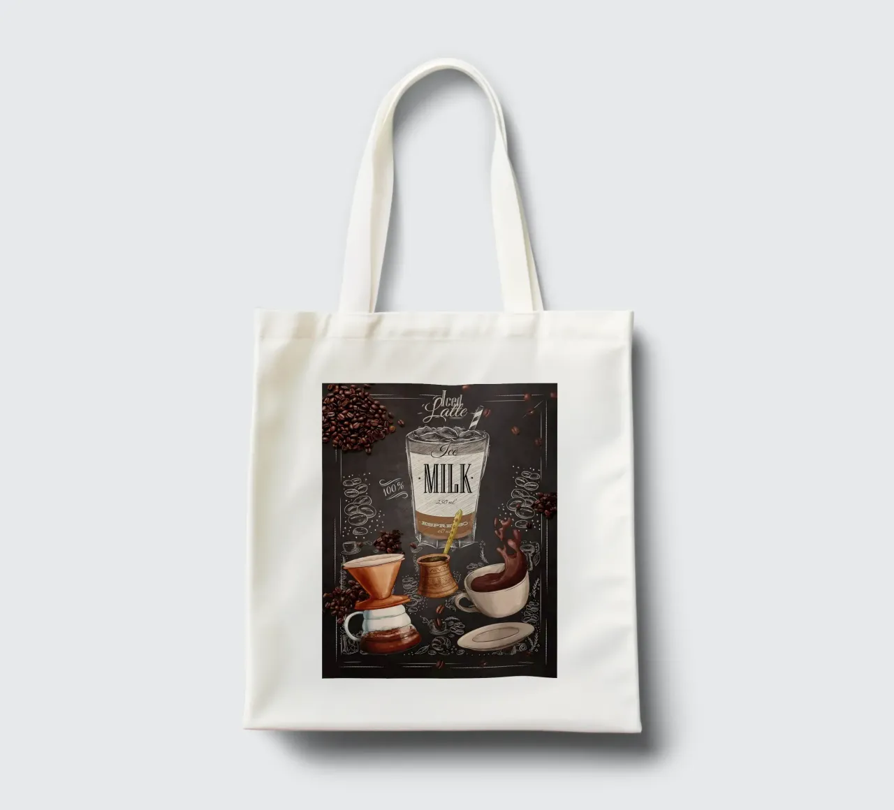 caffè latte freddo borsa in juta da Kevin Walters