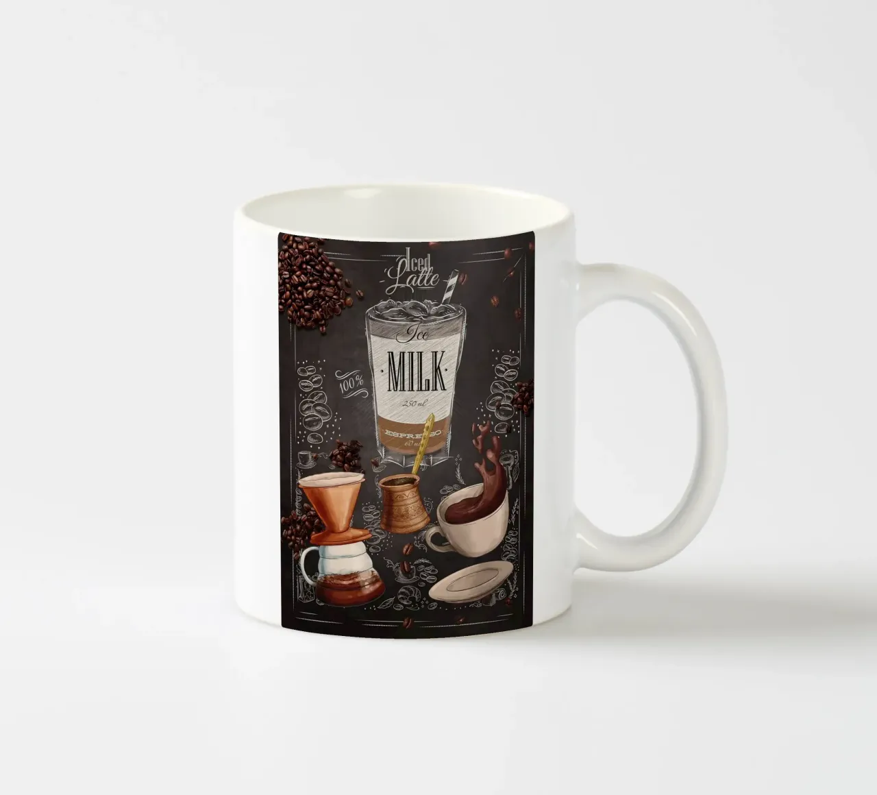 caffè latte freddo tazza in ceramica da Kevin Walters