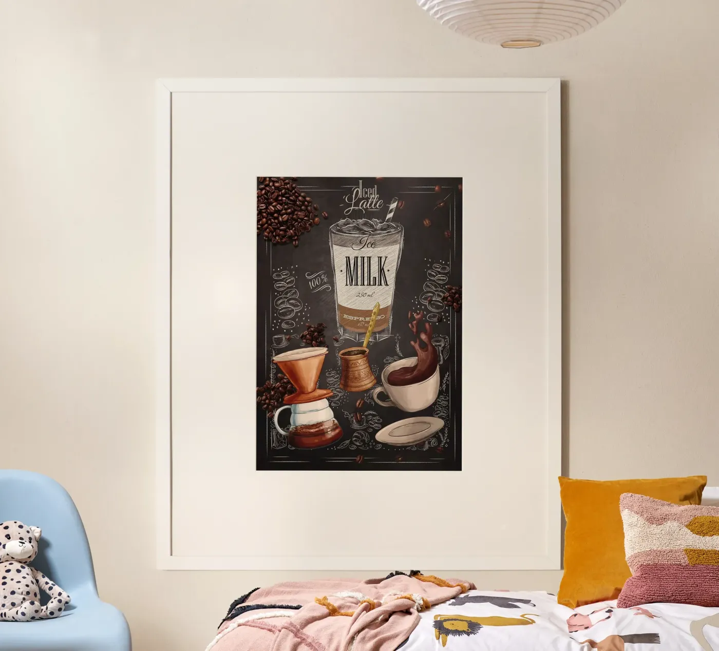 caffè latte freddo poster da Kevin Walters