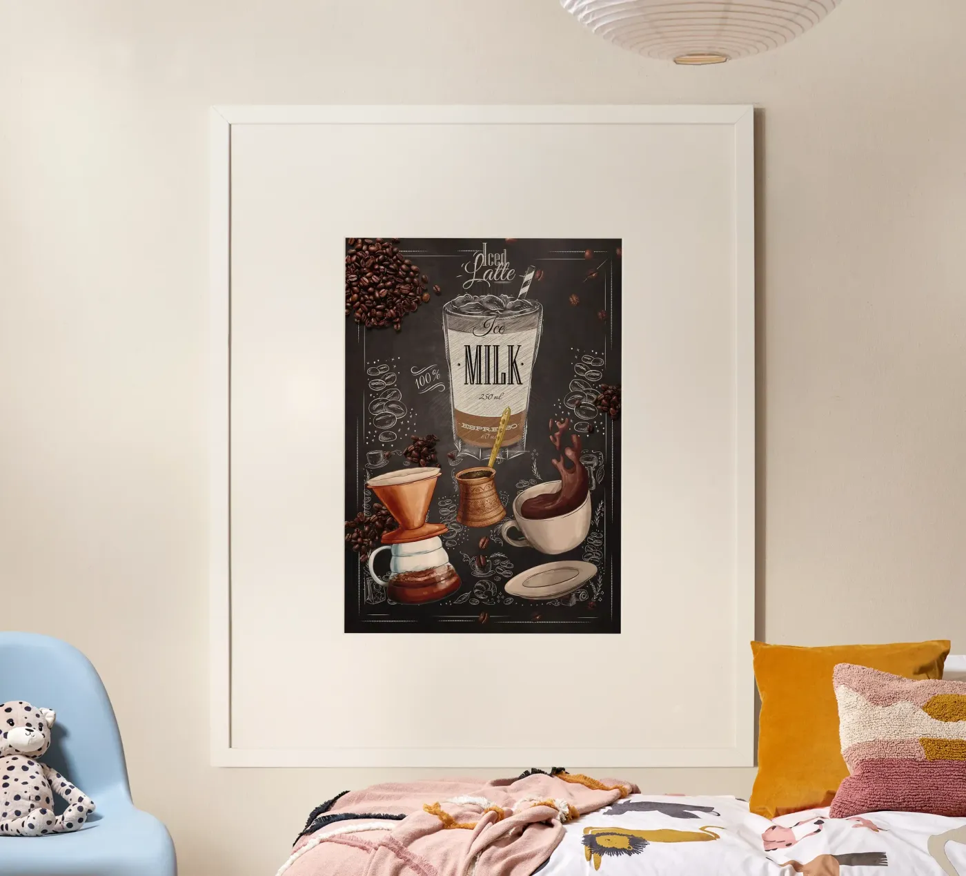 coffee ice latte poster de Kevin Walters