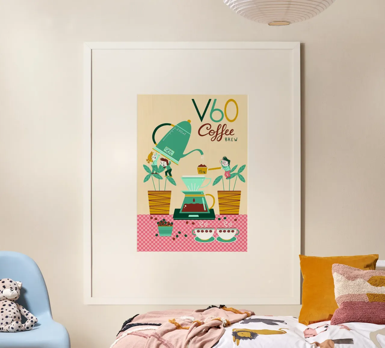 filtro per caffè poster con telaio in alluminio da Kevin Walters