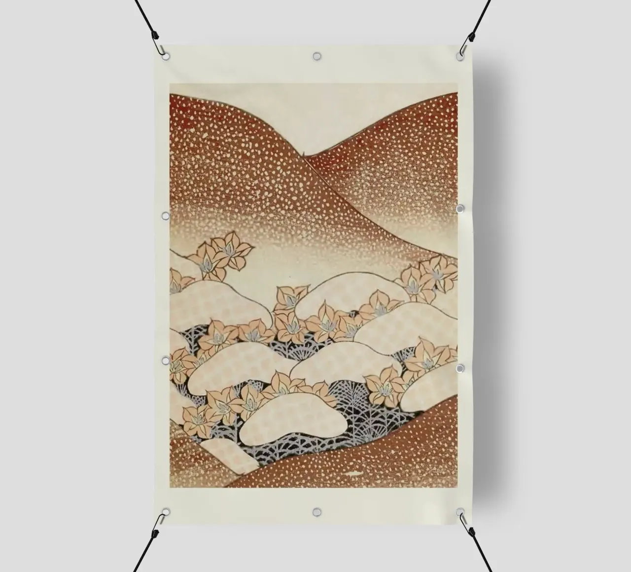 Shin-Bijutsukai - Mycological Mountain telo in pvc da Vintage by JUNIQE