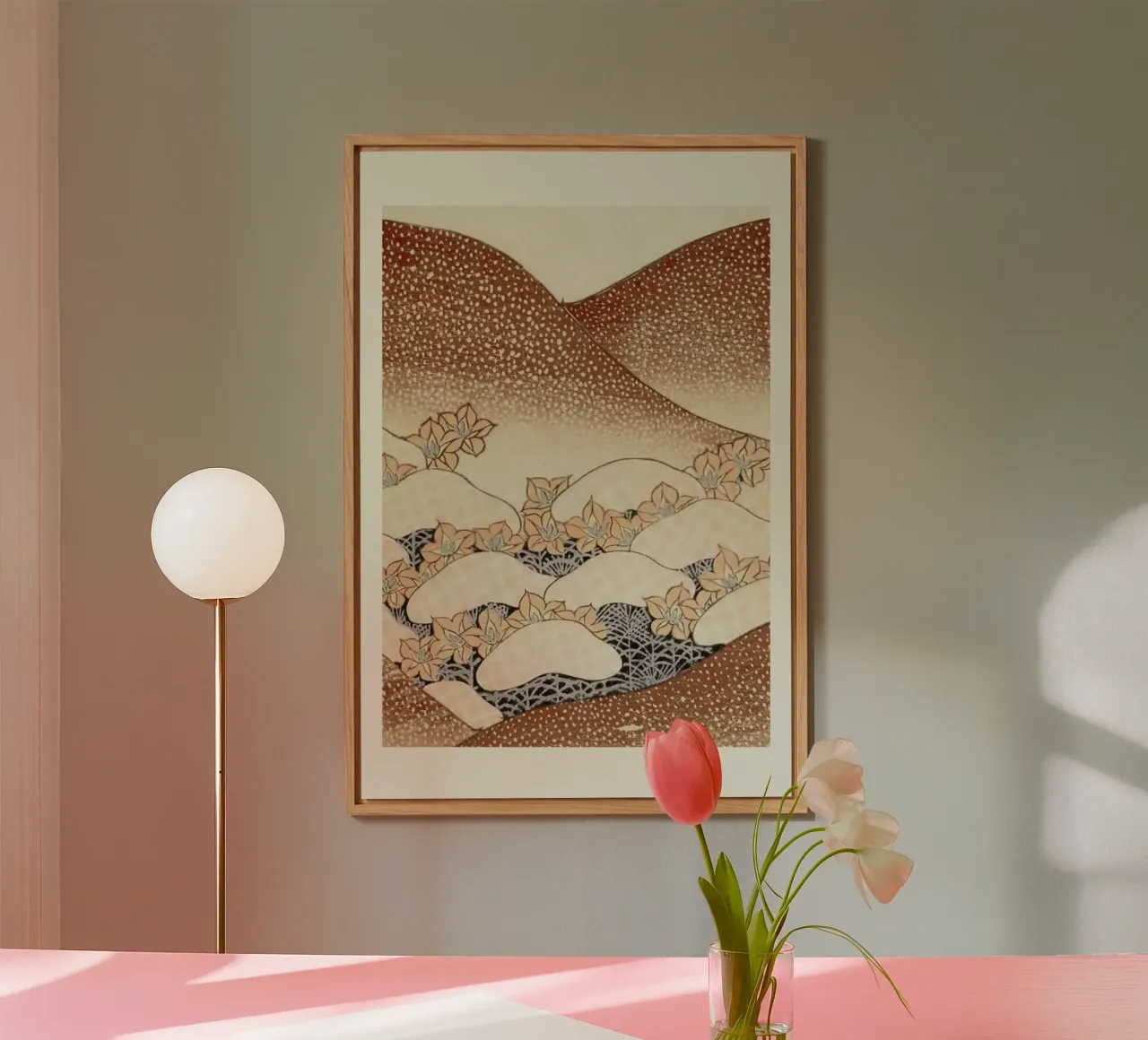 Shin-Bijutsukai - Mycological Mountain alluminio dibond da Vintage by JUNIQE