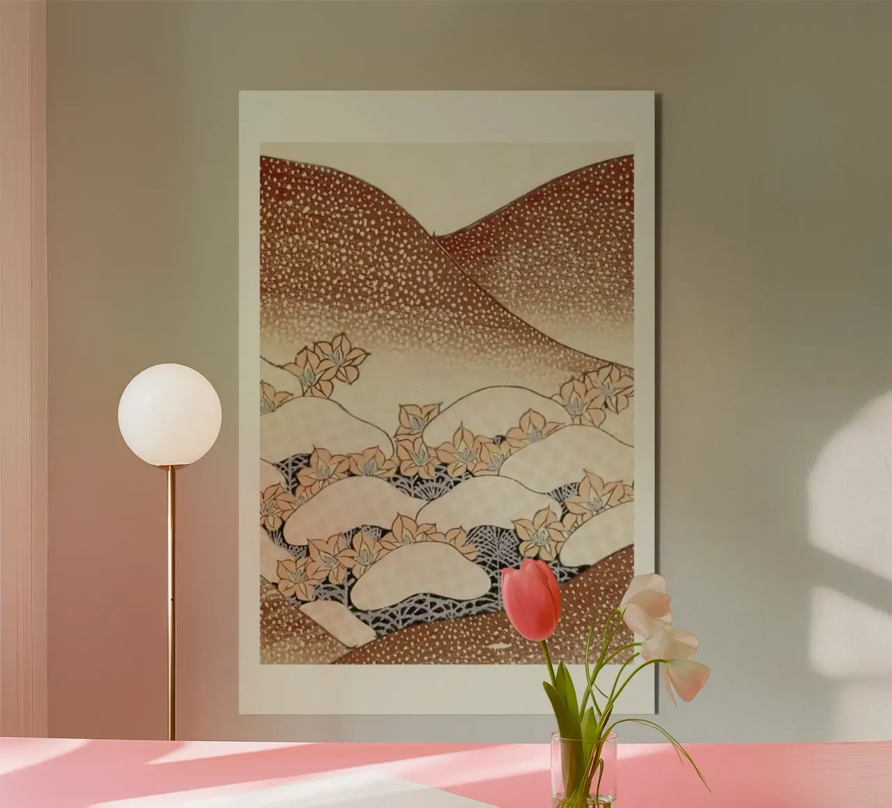 Shin-Bijutsukai - Mycological Mountain alluminio dibond da Vintage by JUNIQE