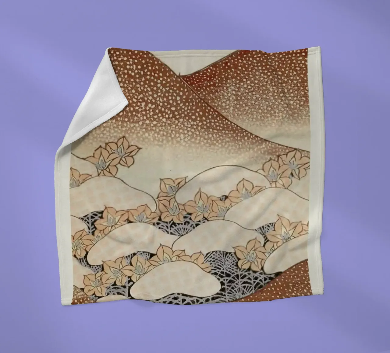 Shin-Bijutsukai - Mycological Mountain manta de franela de Vintage by JUNIQE