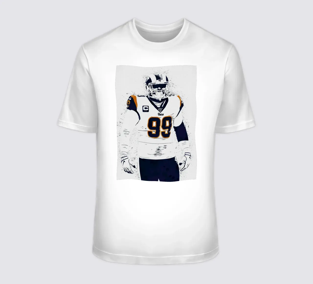 Aaron Donald los angeles rams t-shirt da tenten