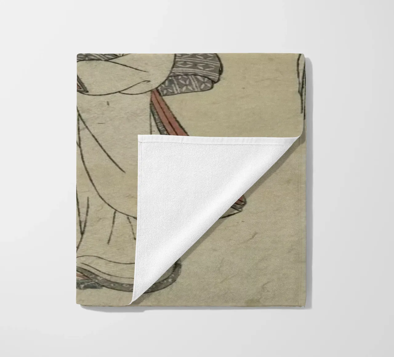 Harunobu - Lovers Under an Umbrella in the Snow telo mare da ARTOTHEK