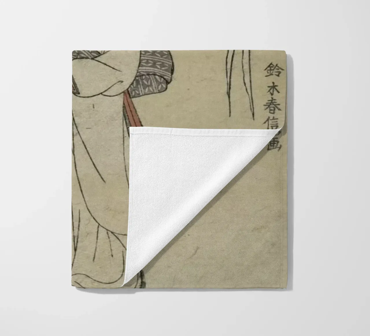 Harunobu - Lovers Under an Umbrella in the Snow telo mare da ARTOTHEK