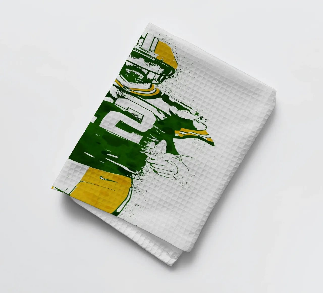 Aaron Rodgers Green Bay Packers Geschirrtuch von tenten