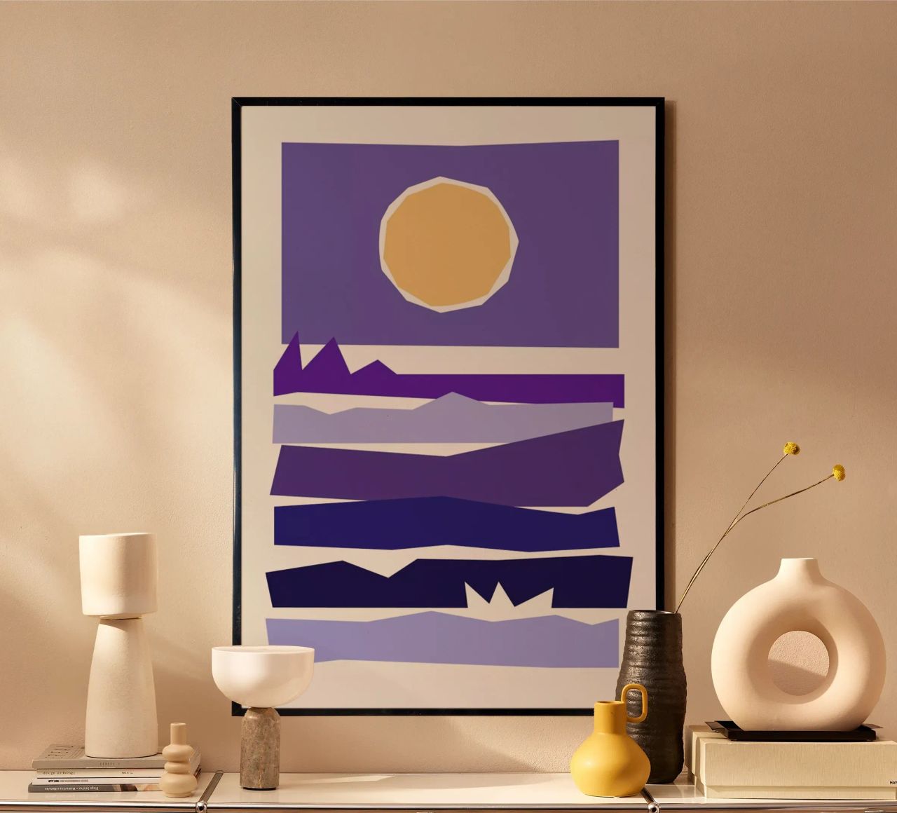 Warm Horizons Pantone poster van Pure