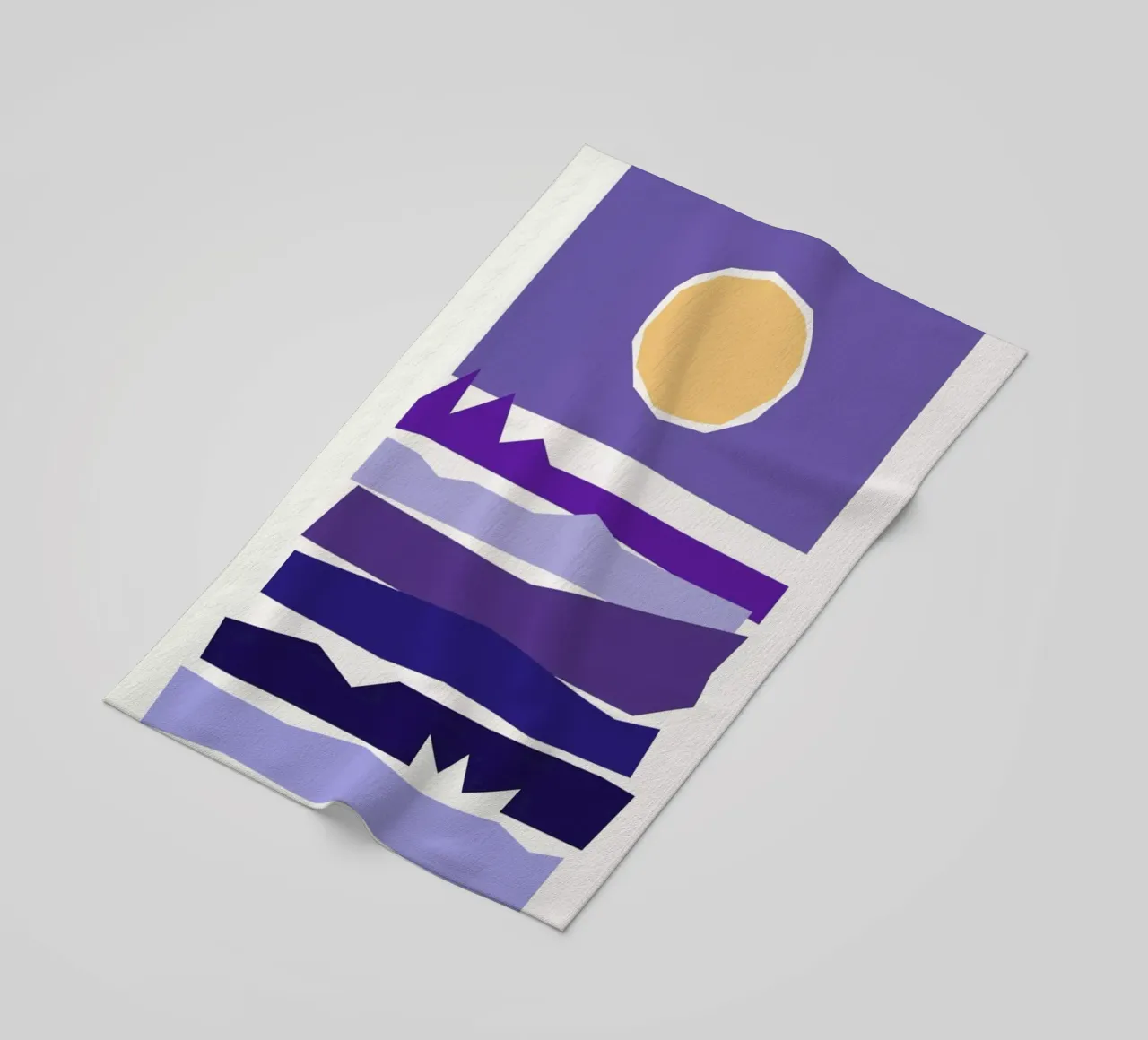 Warm Horizons Pantone beach towel by Pure