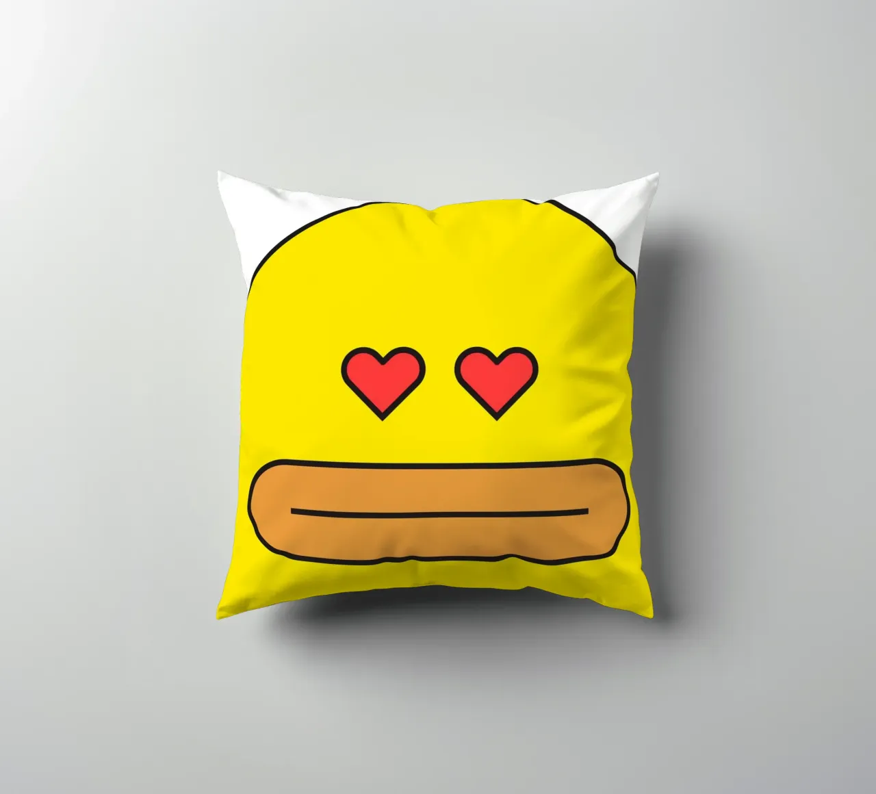 L'amore carino dell'anatra cuscino da galihstudio