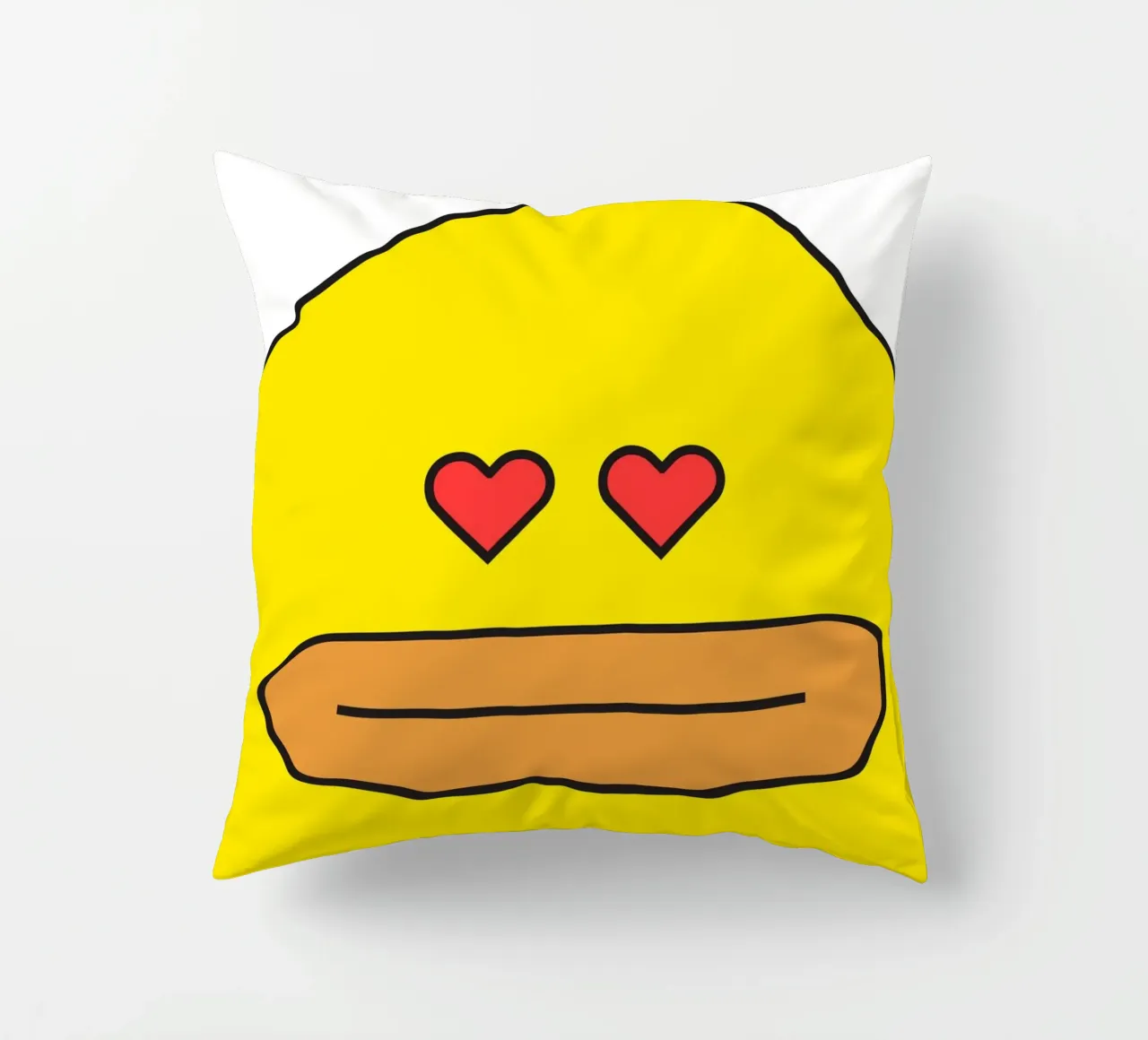 L'amore carino dell'anatra cuscino da galihstudio