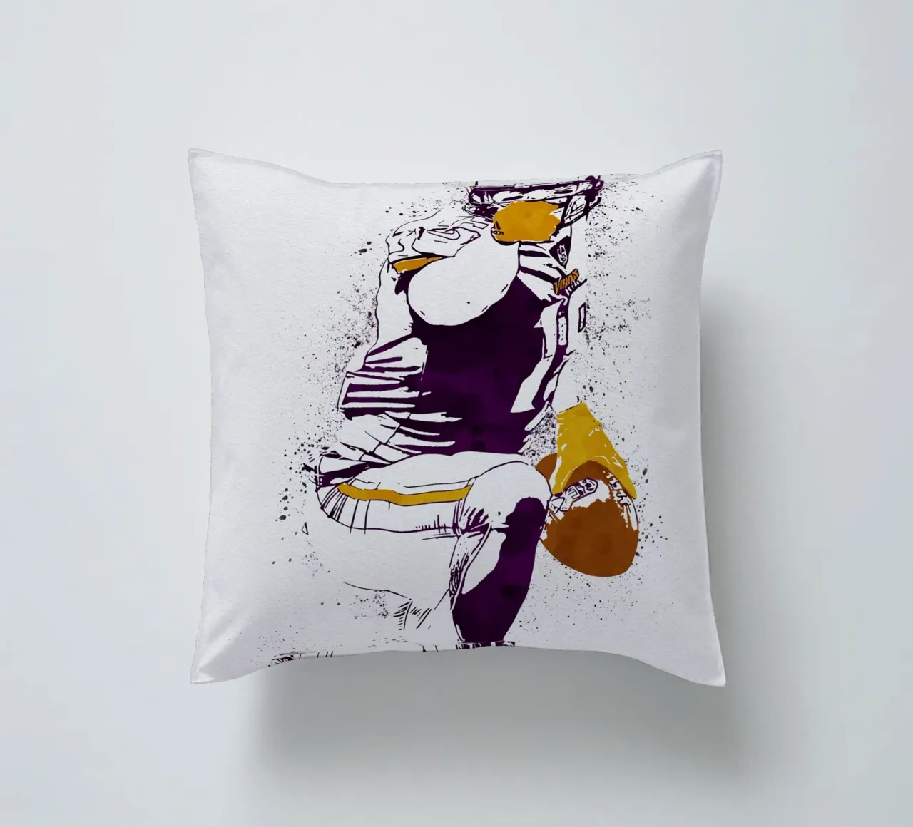 Adam Thielen First Down Minnesota Vikings cuscino da tenten