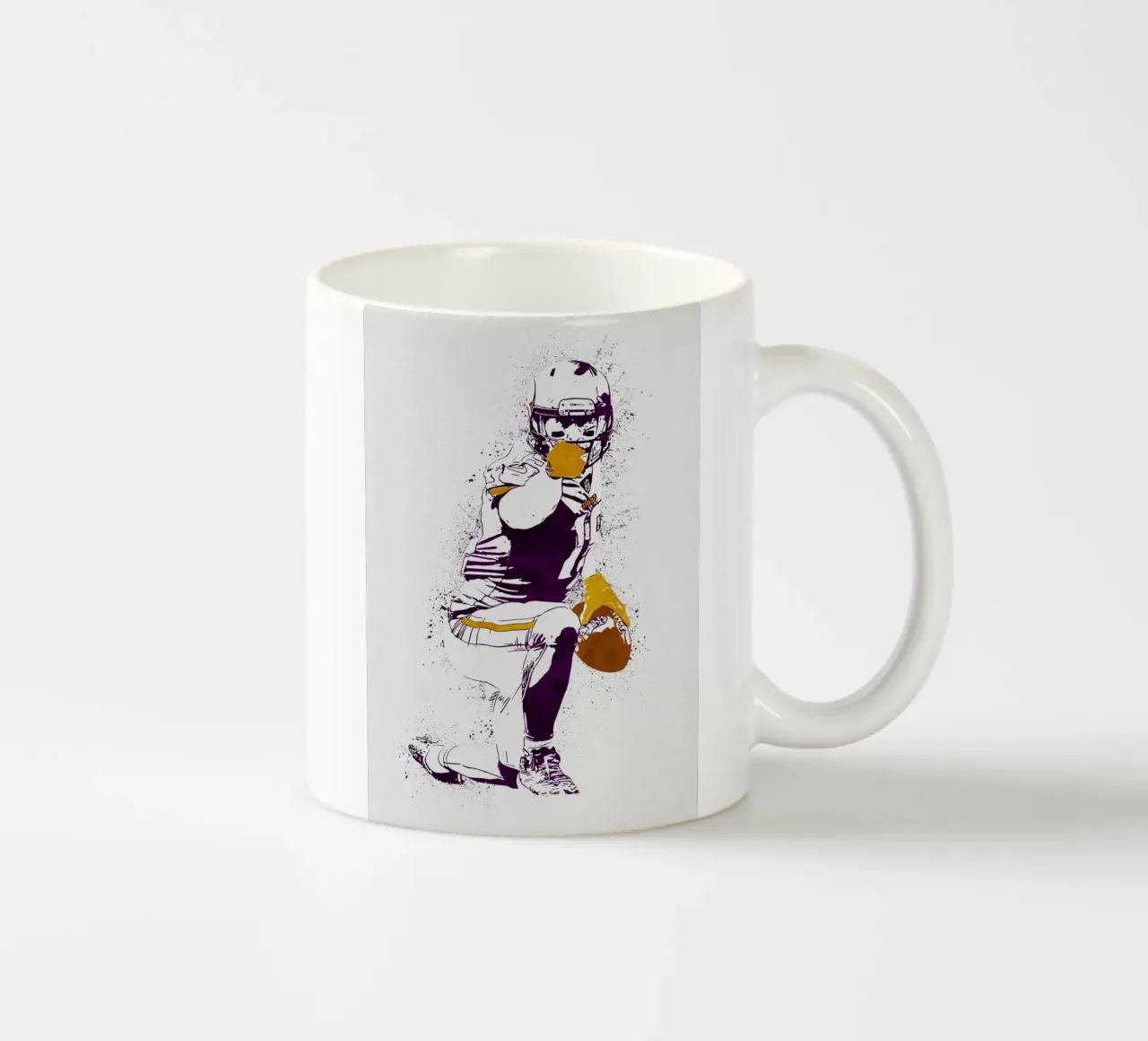 Adam Thielen First Down Minnesota Vikings tazza in ceramica da tenten