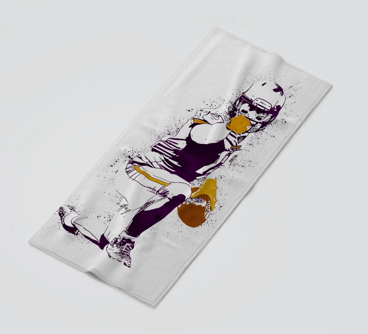Adam Thielen First Down Minnesota Vikings telo mare da tenten