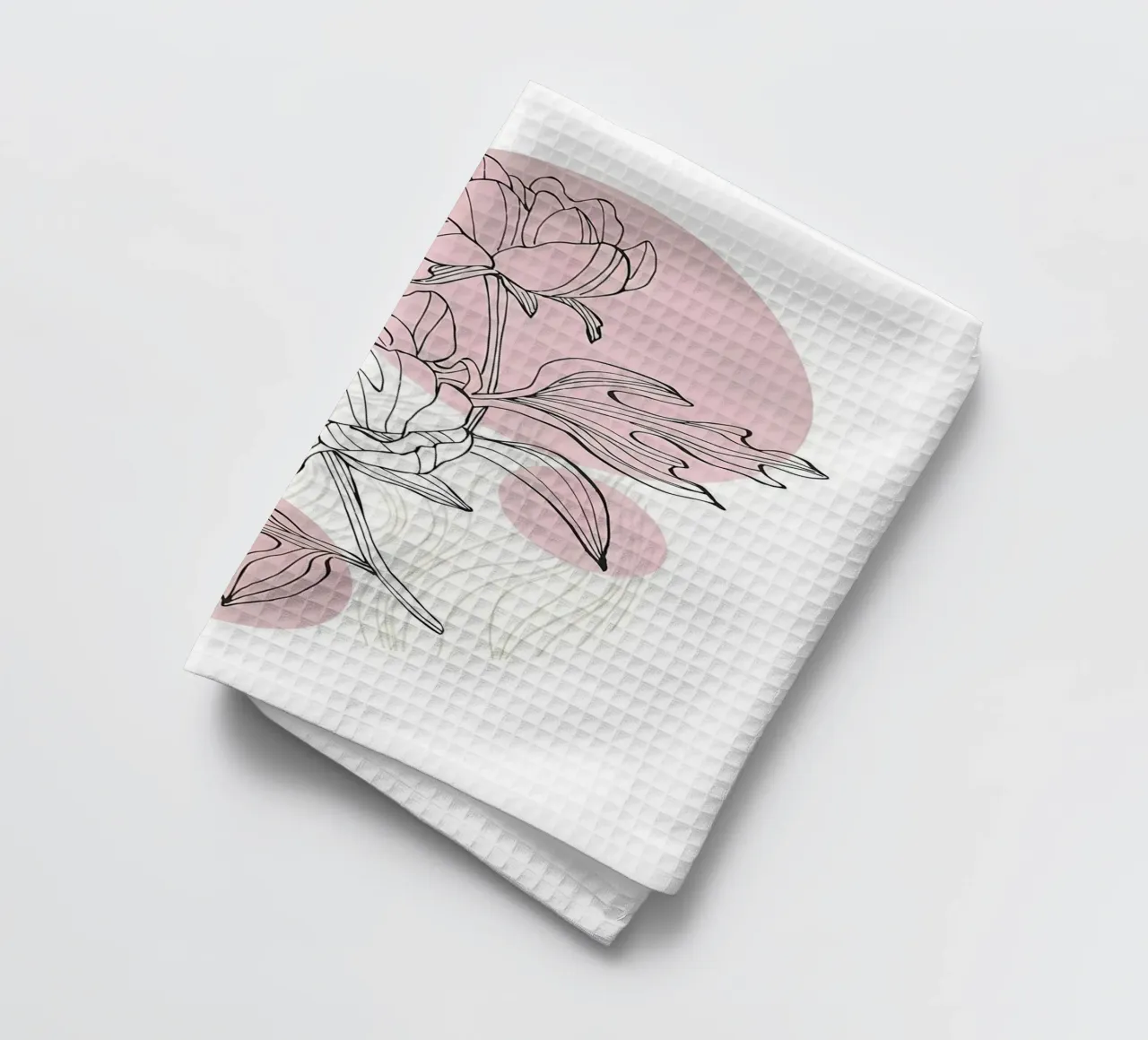 fiori foglie steli peonie ape botanica canovaccio da cucina da Ashish Kashyap