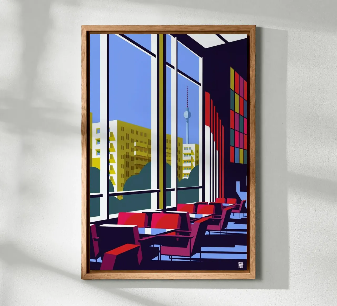 Berlin Kino International forex plate by Remko Heemskerk