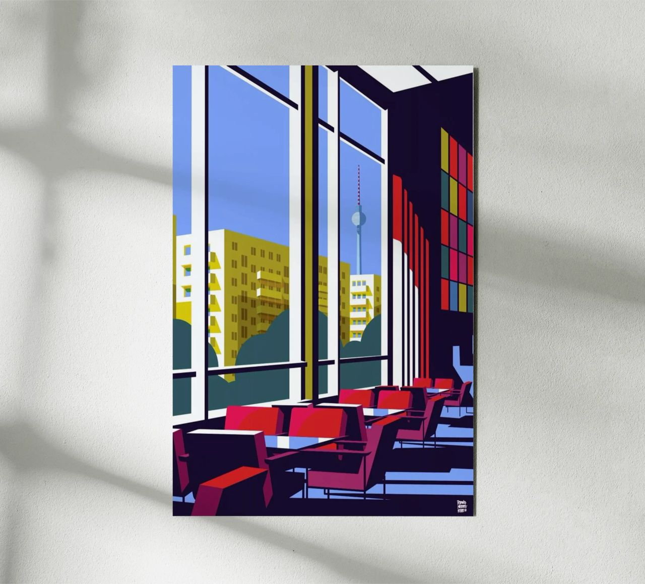 Berlin Kino International forex plate by Remko Heemskerk