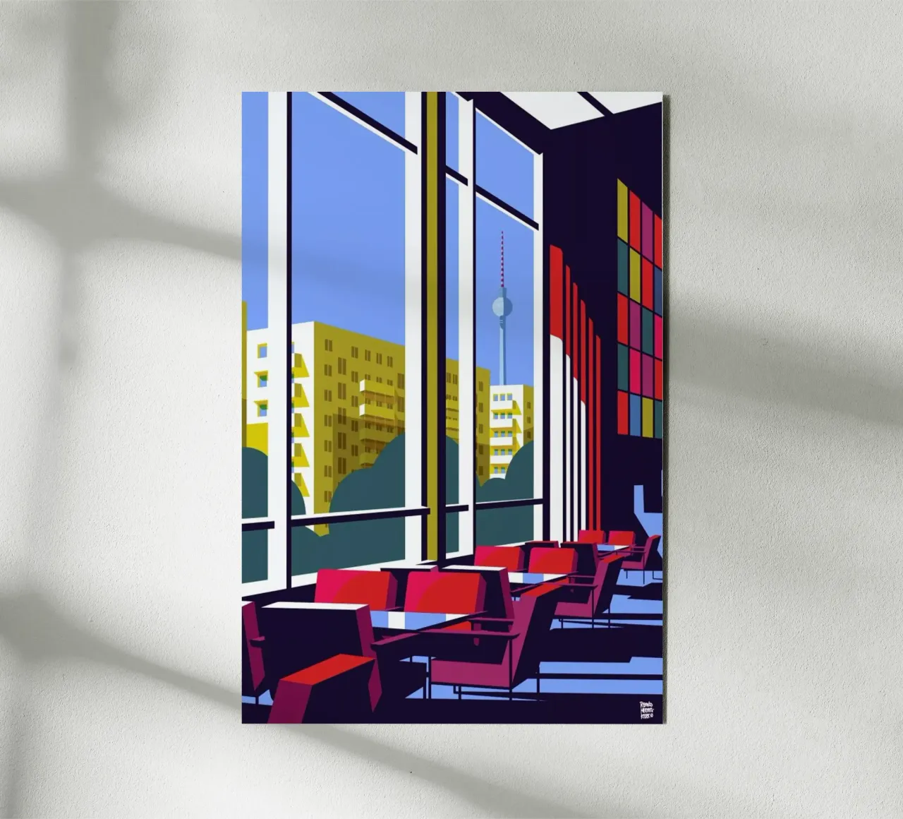 Berlin Kino International forex plate by Remko Heemskerk
