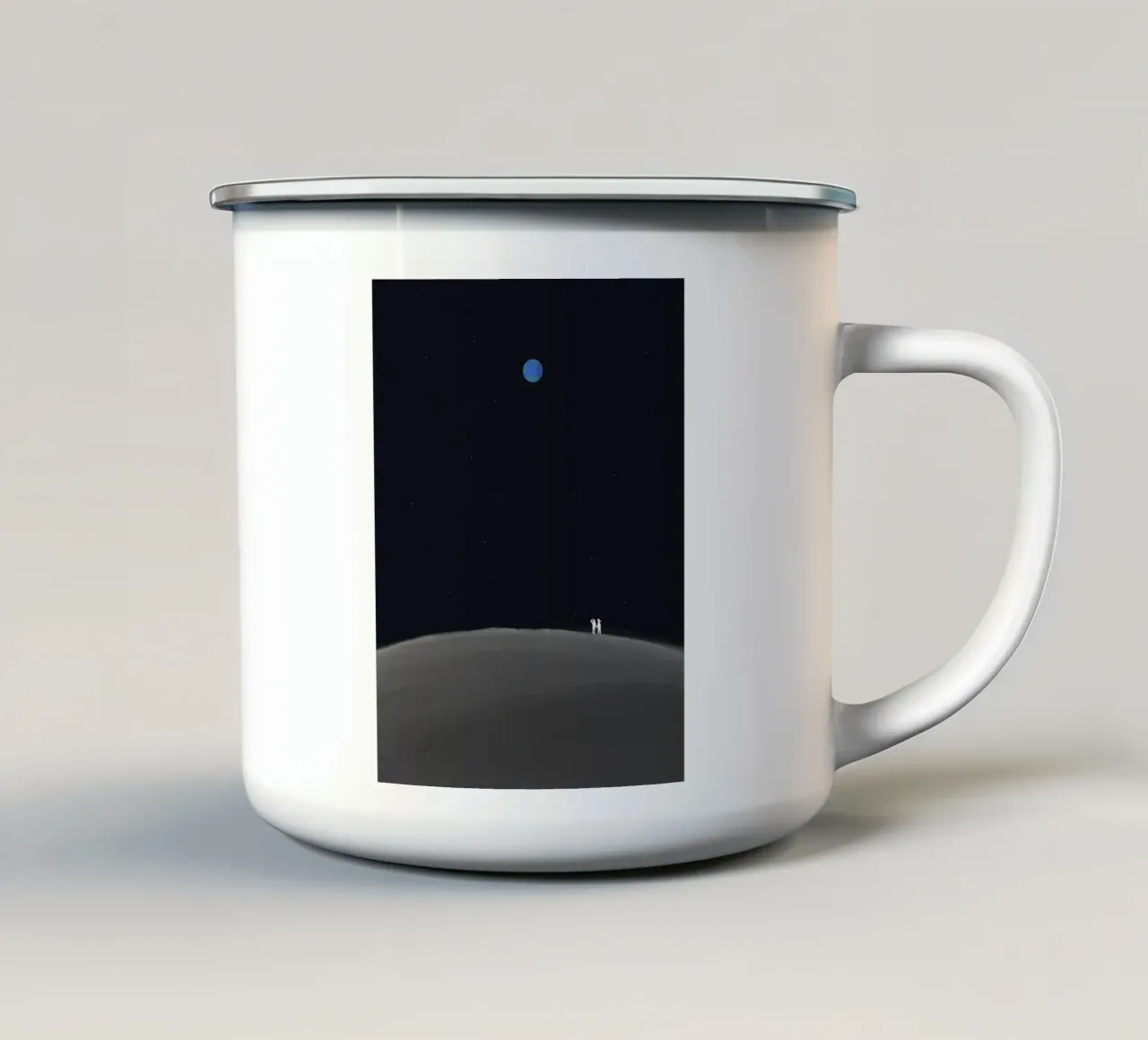 Ti amo fino alla luna tazza in smalto da Little Dean