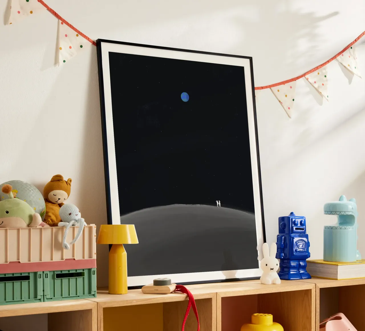 Ti amo fino alla luna carta hahnemühle da Little Dean
