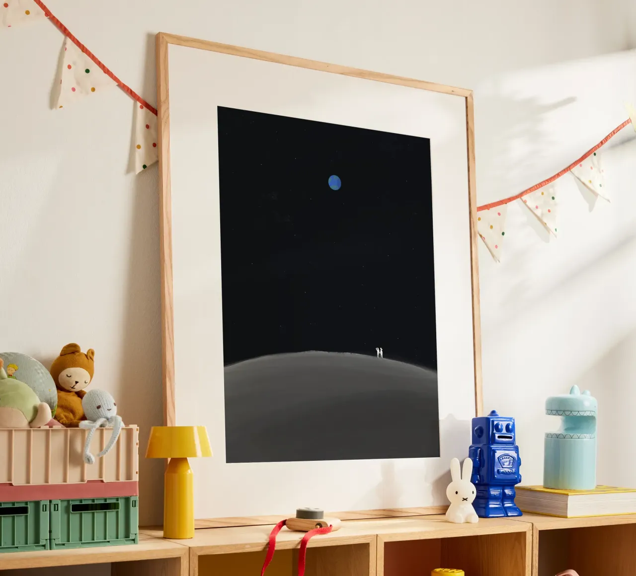 Ti amo fino alla luna carta hahnemühle da Little Dean